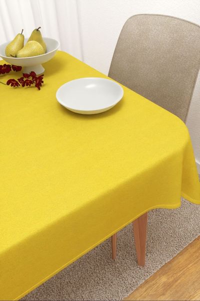 Tischdecke eckig Lysel #3J Minitas in gelbgrün