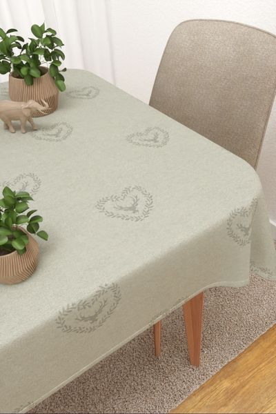 Tischdecke eckig Lysel #3J Villora in beige