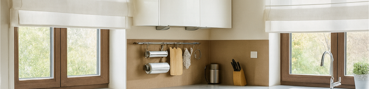 Raffrollo für die Küche