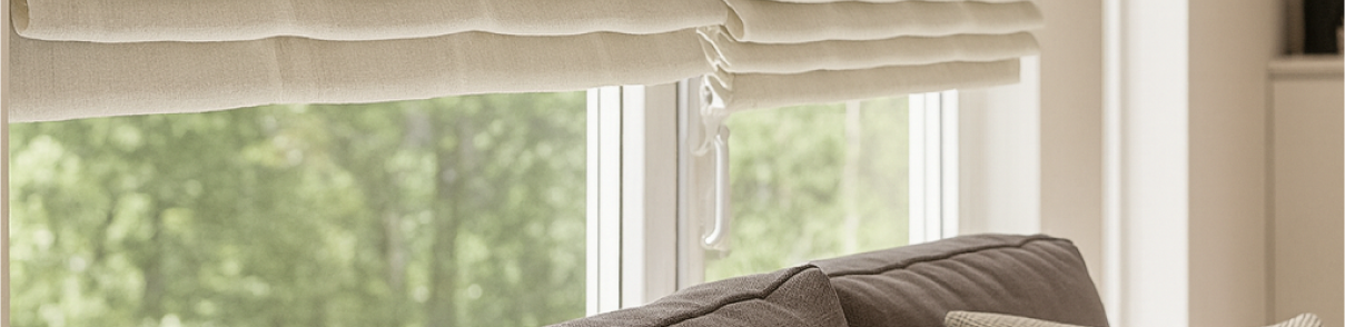 Raffrollo fürs Wohnzimmer