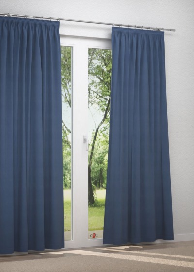 Dekoschal Lysel #2T Avanos in enzianblau