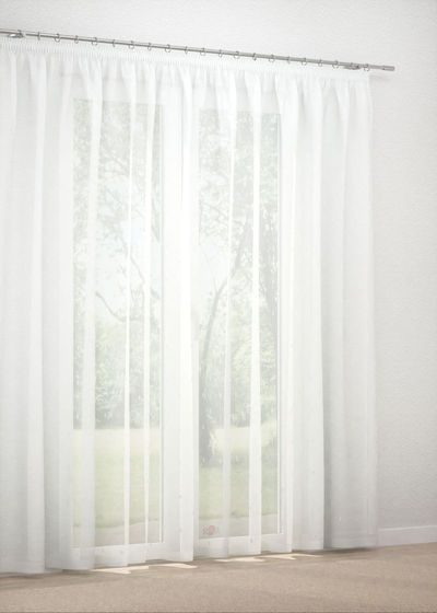 Gardinenstore in weiß