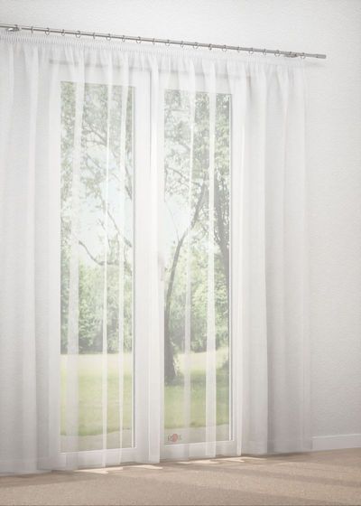 Gardinenstore in weiß