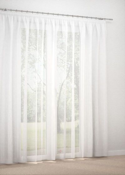 Gardinenstore in weiß