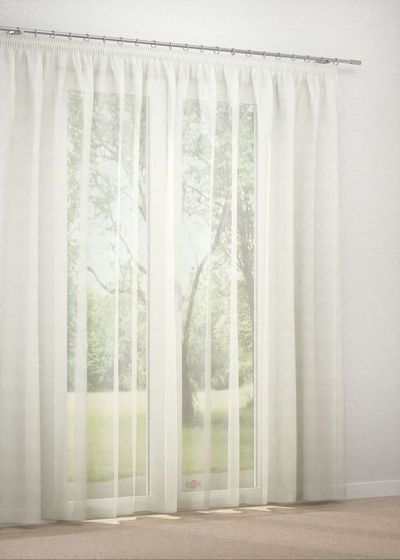 Gardinenstore in Weiß