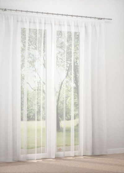 Gardinenstore in weiß