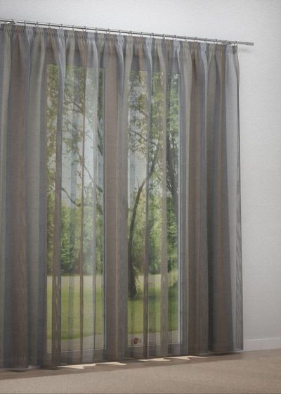 Gardinenstore in Grau