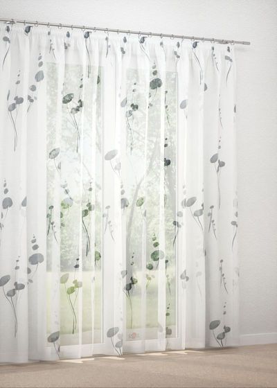 Gardinenstore in Grau