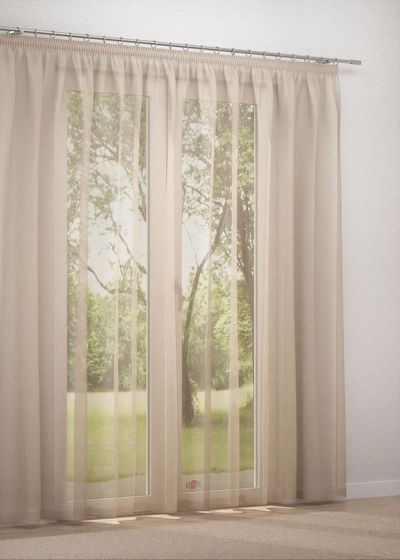 Gardinenstore in Beige