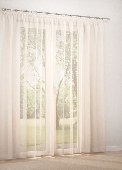 Gardinenstore in Weiß