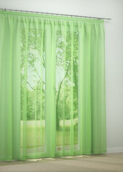 Gardinenstore in Grün