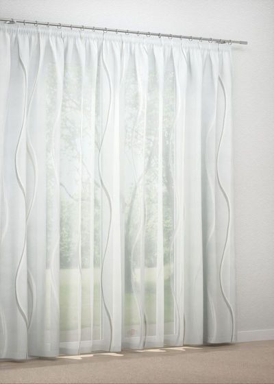 Gardinenstore in Grau