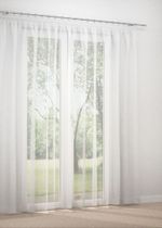 Gardinenstore in weiß