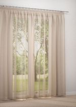 Gardinenstore in Beige