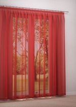 Gardinenstore in Rot