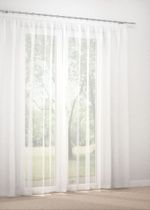 Gardinenstore in Weiß