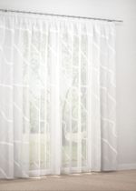 Gardinenstore in Weiß