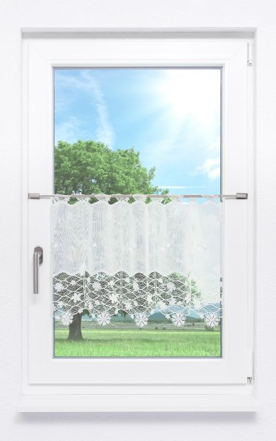 ArtikelbildScheibengardine Plauener Spitze® - Blütenmeer #1W