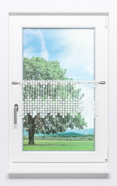 ArtikelbildScheibengardine Plauener Spitze® - Pearl #1W