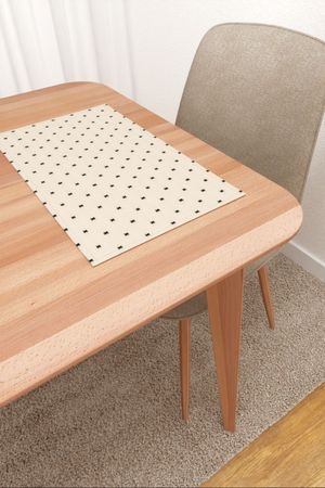 Platzdeckchen in Beige