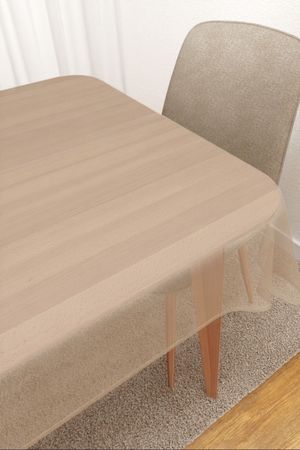 Tischdecke eckig in Beige