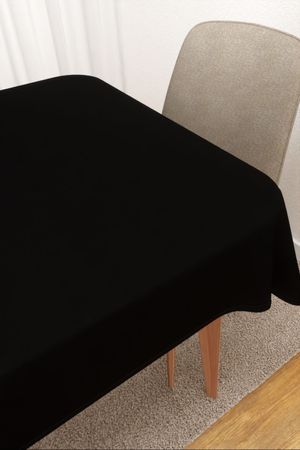 Tischdecke eckig in Schwarz