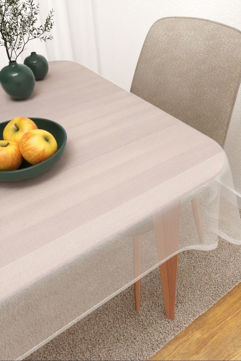 Tischdecke eckig in wei