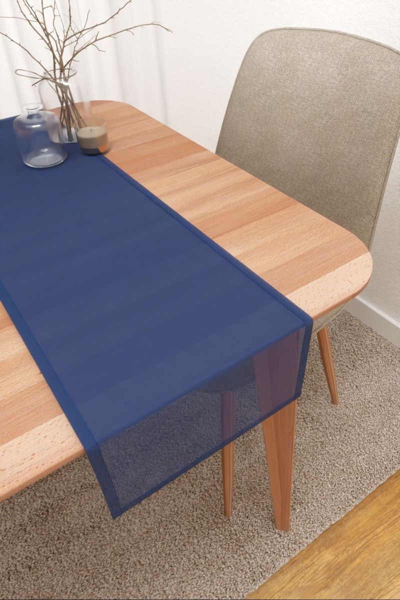 Tischlufer in Blau