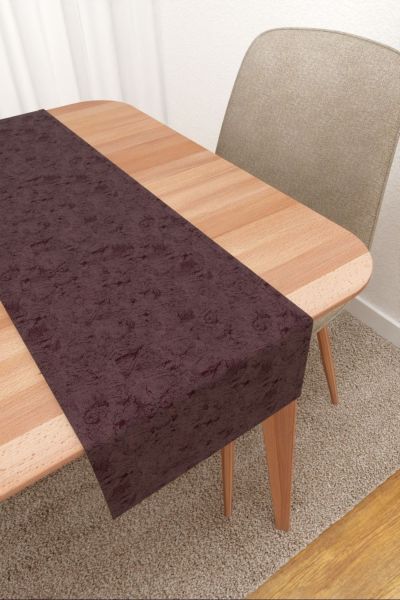 Tischlufer Lysel #2T Rosario in aubergine