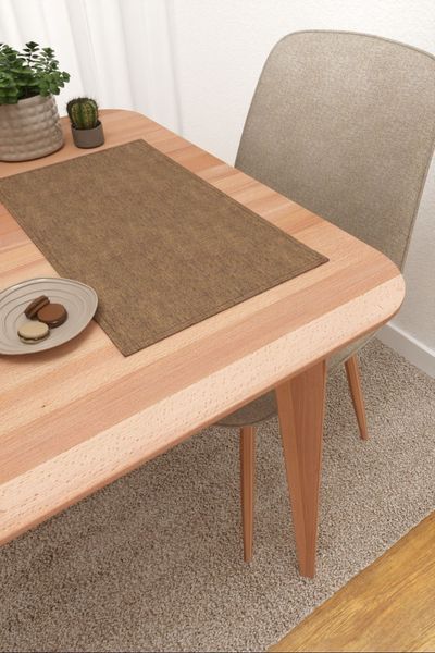 Platzdeckchen Lysel #3J Bocas in braunbeige