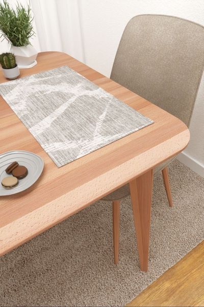 Platzdeckchen Lysel #3J Maipa in Graubeige
