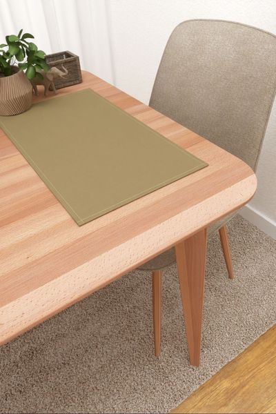 Platzdeckchen Lysel #3J Minitas in graubeige