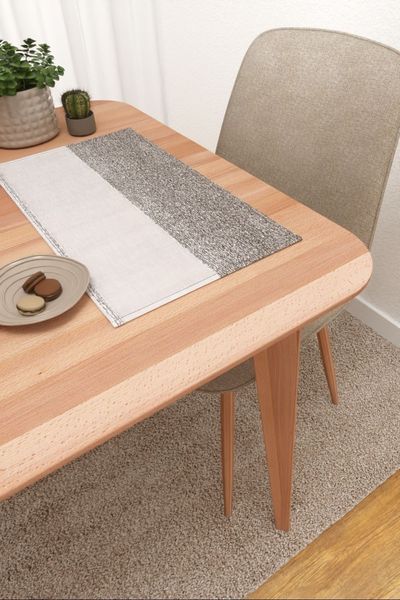 Platzdeckchen Lysel #3J Nakoni in Braunbeige