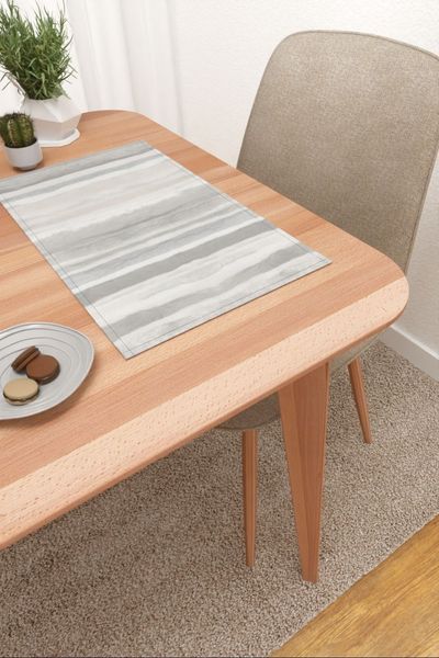 Platzdeckchen Lysel #3J Pintada in grau