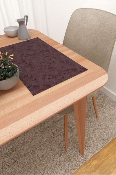 Platzdeckchen Lysel #3J Rosario in aubergine