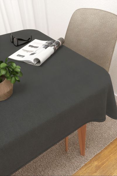 Tischdecke eckig Lysel #3J Avanos in schwarz