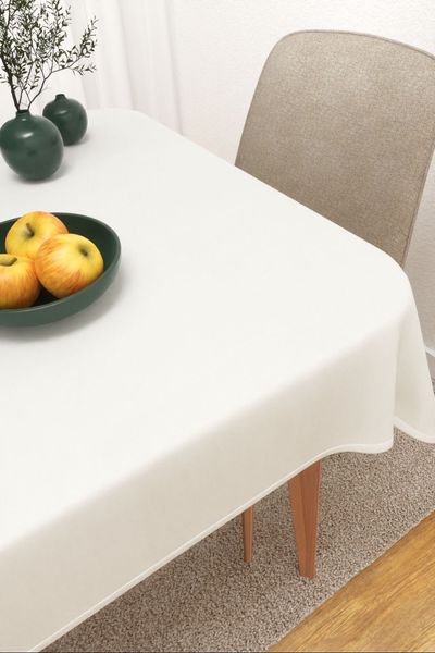Tischdecke eckig Lysel #3J Avanos in weiß