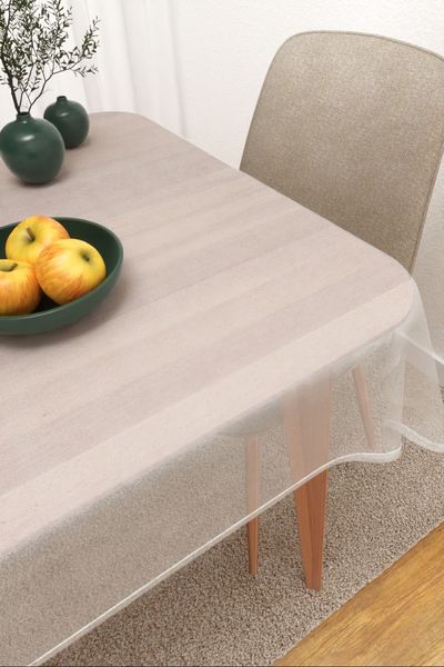 Tischdecke eckig Lysel #3J Blanca in weiß