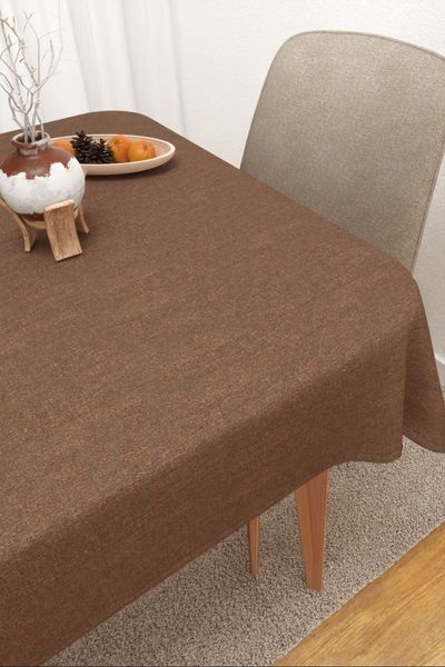 Tischdecke eckig Lysel #3J Bocas in rotgrau