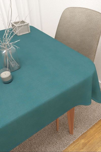 Tischdecke eckig Lysel #3J Cabora in türkis