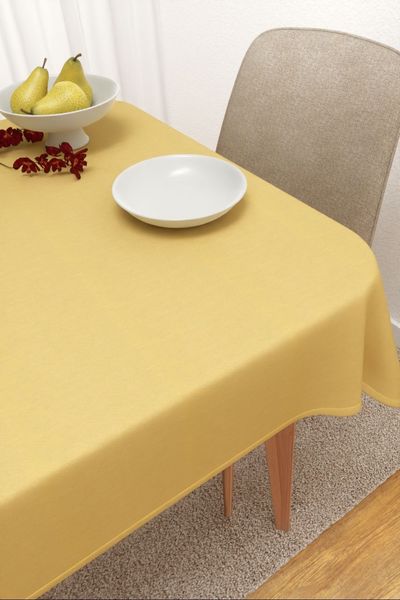 Tischdecke eckig Lysel #3J Colmoa in blassgelb