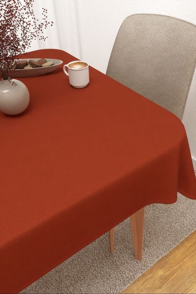 Tischdecke eckig Lysel #3J Minitas in orange