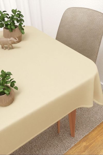 Tischdecke eckig Lysel #3J Enna in beige