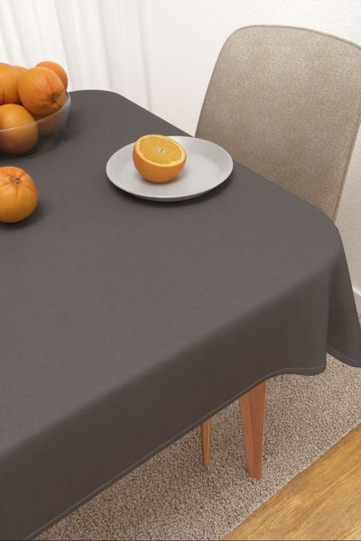 Tischdecke eckig Lysel #3J Enna in mausgrau