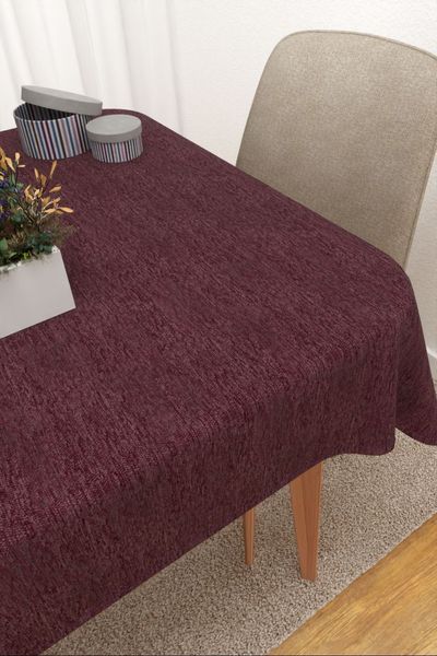 Tischdecke eckig Lysel #3J Matomi in aubergine