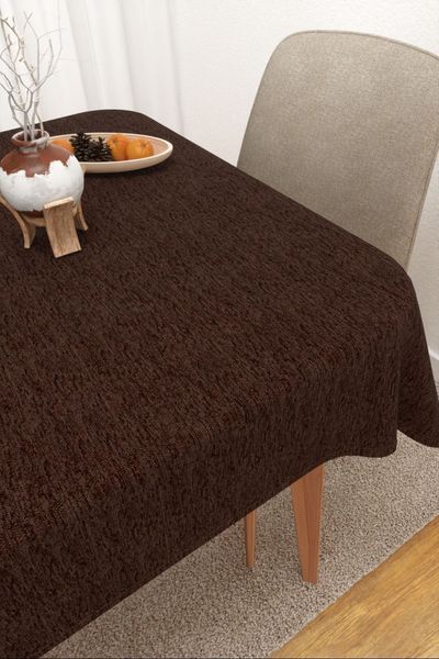 Tischdecke eckig Lysel #3J Matomi in nussbraun