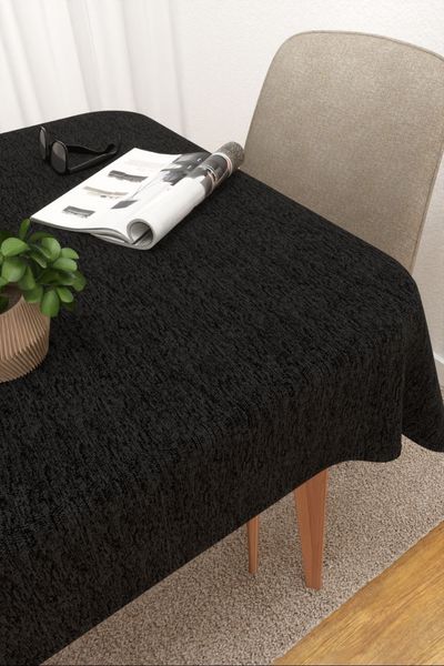 Tischdecke eckig Lysel #3J Matomi in schwarz