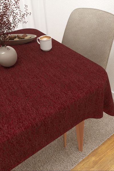 Tischdecke eckig Lysel #3J Matomi in weinrot