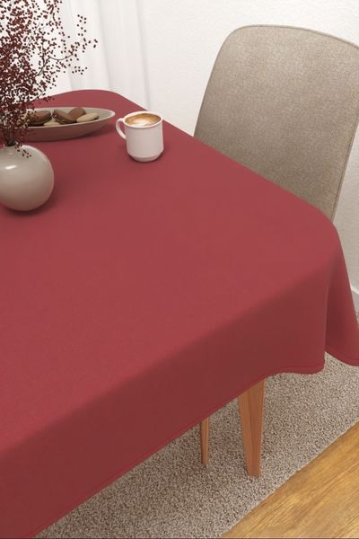 Tischdecke eckig Lysel #3J Melena in tomatenrot