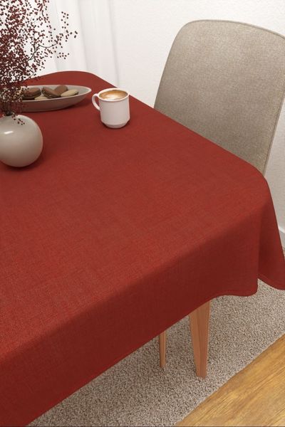 Tischdecke eckig Lysel #3J Mocorito in rotorange
